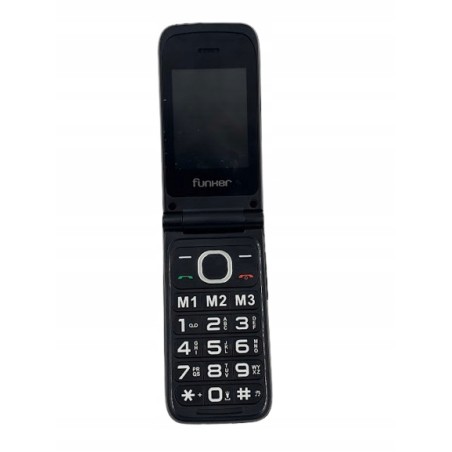 USZKODZONY Funker C200 Comfort 4G telefon komórkowy 4G Volte z klapką