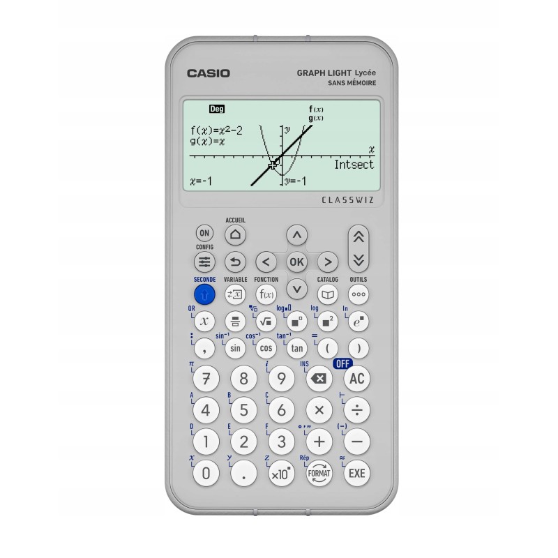 USZKODZONY Kalkulator naukowy Casio Graph Light język francuski Szary