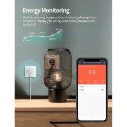 Gniazdko wtyczka Smart Home WLAN 4 szt