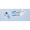 Outlet Faber Castell temperówka Grip 2001 Trio jumbo sky blue pojemnik
