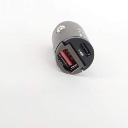 Outlet Ładowarka samochodowa Omars USB C 33W+USB A 30W z szybkim ładowaniem
