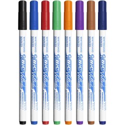 Outlet Promarkery BIC 8 szt. Doskonała pigmentacja różne kolory