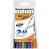 Outlet Promarkery BIC 8 szt. Doskonała pigmentacja różne kolory