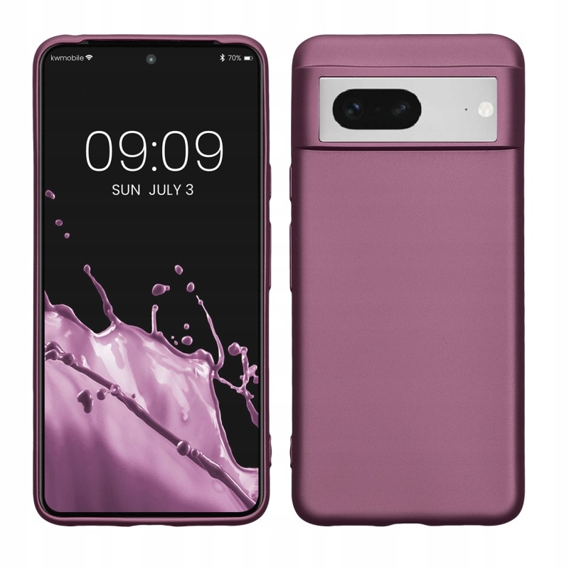Outlet kwmobile etui Google Pixel 8 metaliczne lawendowe TPU silikonowe