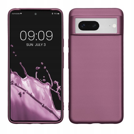 Outlet kwmobile etui Google Pixel 8 metaliczne lawendowe TPU silikonowe