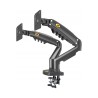 Outlet Uchwyt do dwóch monitorów Ergosolid F160B 17-27" gamingowych 18 kg