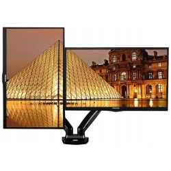 Outlet Uchwyt do dwóch monitorów Ergosolid F160B 17-27" gamingowych 18 kg