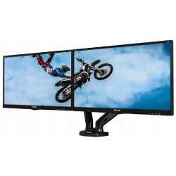 Outlet Uchwyt do dwóch monitorów Ergosolid F160B 17-27" gamingowych 18 kg