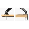 Outlet Uchwyt do dwóch monitorów Ergosolid F160B 17-27" gamingowych 18 kg