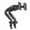 Outlet Uchwyt do dwóch monitorów Ergosolid F160B 17-27" gamingowych 18 kg
