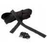 Outlet IPEA Zamek błyskawiczny 10m nylon + 22 metalowe suwaki 30mm czarny