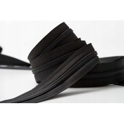 Outlet IPEA Zamek błyskawiczny 10m nylon + 22 metalowe suwaki 30mm czarny