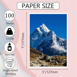 Outlet Papier fotograficzny 100 arkuszy 13x18 cm 200 g/m² do drukarek