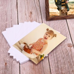 Outlet Papier fotograficzny 100 arkuszy 13x18 cm 200 g/m² do drukarek
