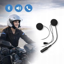 Outlet yefix Słuchawki Bluetooth do kasku motocyklowego ultracienkie czarne