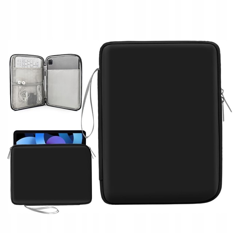 Outlet Uniwersalne etui na tablet 10" (9-11 cali) czarne iPad Galaxy Tab