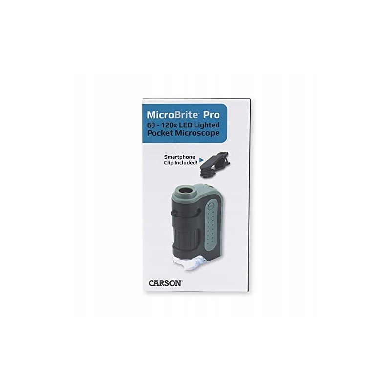 Outlet Carson MM-350 MicroBrite Pro mikroskop LED do smartfona 60x-120x