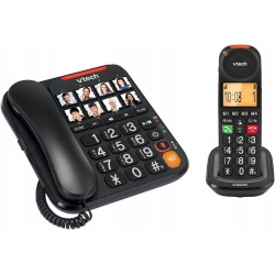 Outlet VTech CL6550 - Telefon stacjonarny z dodatkową słuchawką DECT
