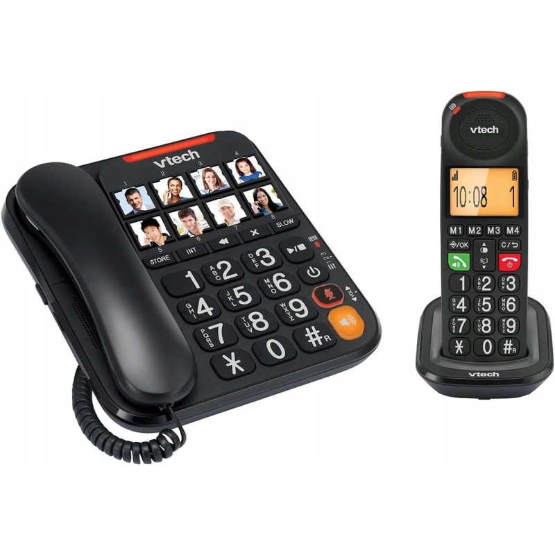 Outlet VTech CL6550 - Telefon stacjonarny z dodatkową słuchawką DECT