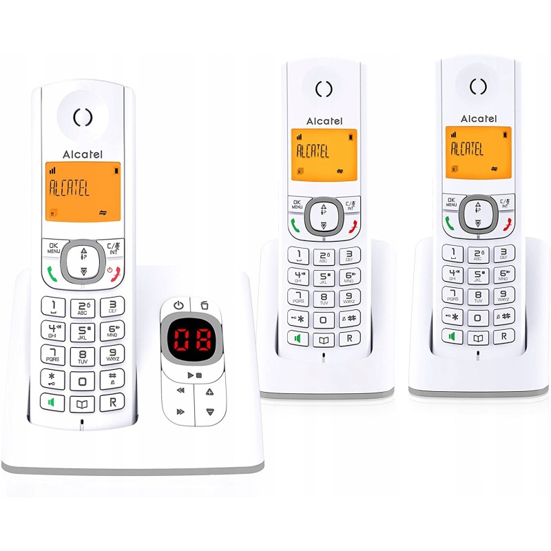 Outlet Alcatel F530 Voice Trio bezprzewodowy telefon DECT sekretarka