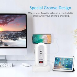 Outlet FDTEK listwa zasilająca 9 gniazd z wyłącznikiem i 4 portami USB