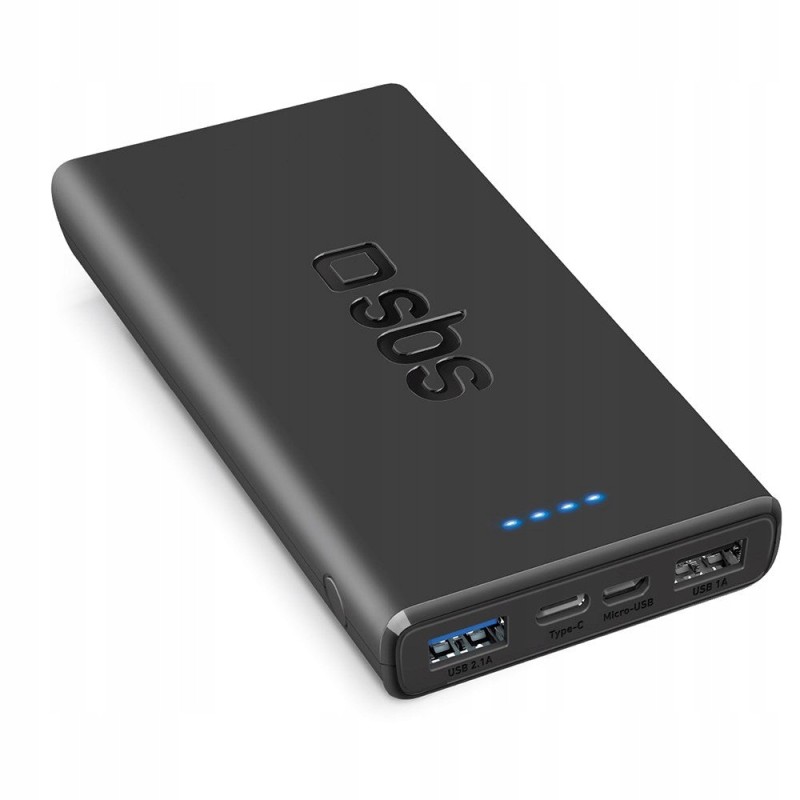 Outlet Powerbank SBS 10000 mAh USB-C czarny