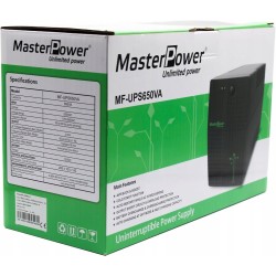 Outlet Gniazdko przeciwprzepięciowe Master Power 2 m 2 gniazda