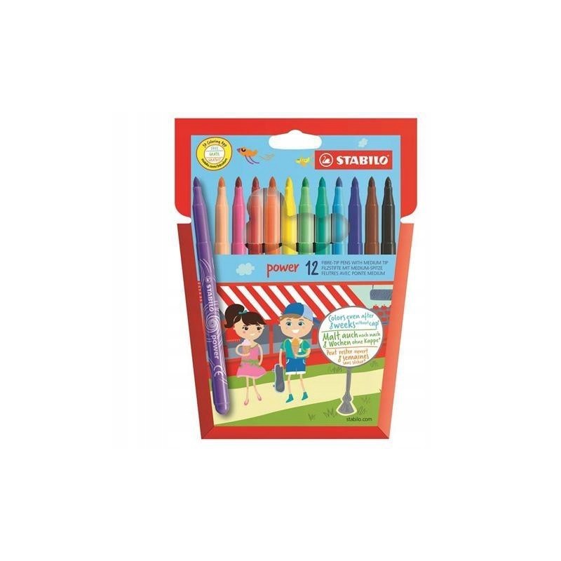 Outlet Flamastry Power 18 etui STABILO