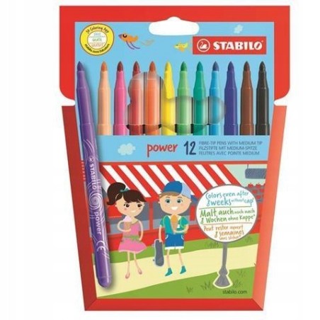Outlet Flamastry Power 18 etui STABILO