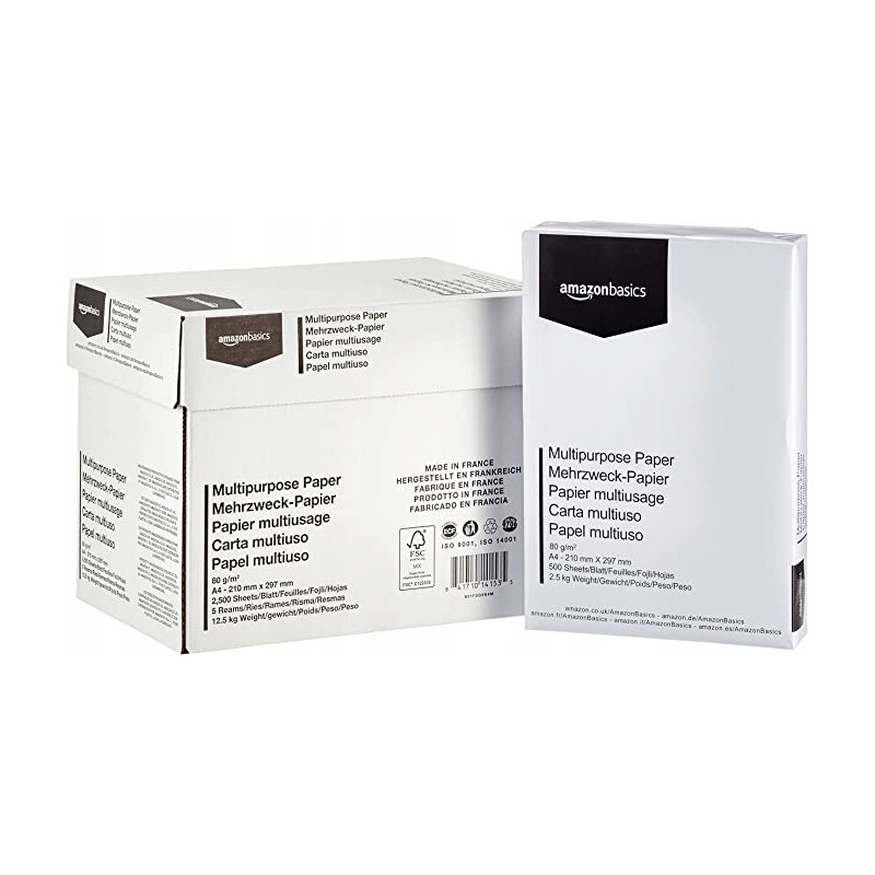Outlet Papier biurowy Amazon format A4 80g 2500 arkuszy