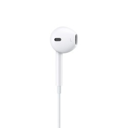 Outlet Słuchawki przewodowe douszne Apple EarPods Lightning białe