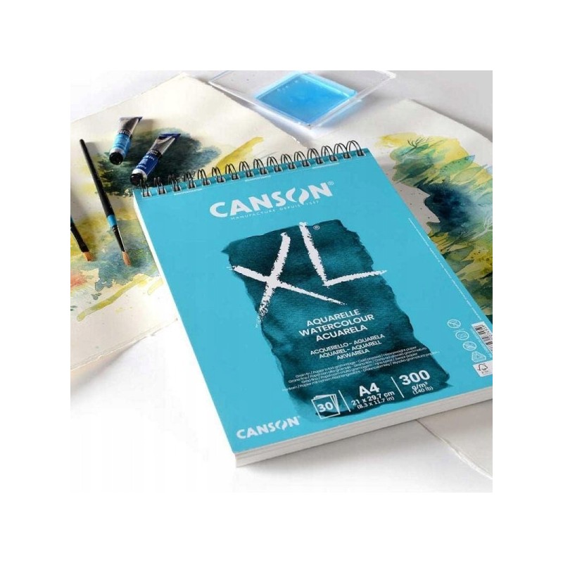 Outlet Canson xl Album spiralny akwarelowy A4 do farb wodnych 300g/m2 30