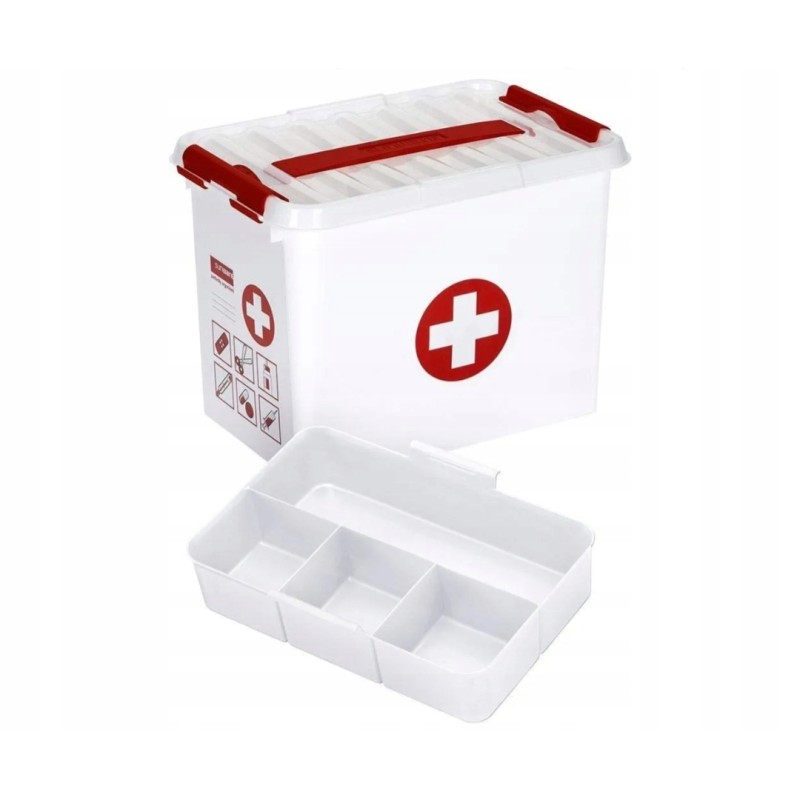 Outlet Organizer na leki pierwsza pomoc 5 przegródek 9L OPIS