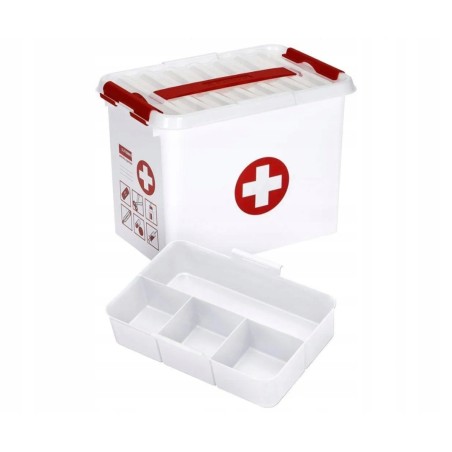 Outlet Organizer na leki pierwsza pomoc 5 przegródek 9L OPIS