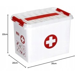 Outlet Organizer na leki pierwsza pomoc 5 przegródek 9L OPIS
