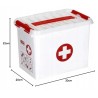 Outlet Organizer na leki pierwsza pomoc 5 przegródek 9L OPIS