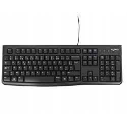 Outlet Klawiatura membranowa Logitech K120 Corded Keyboard AZERTY czarna