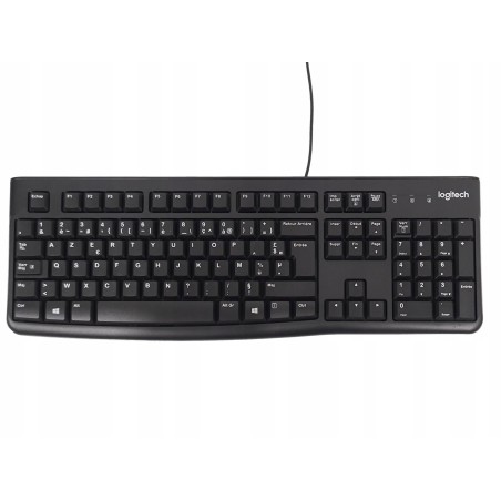 Outlet Klawiatura membranowa Logitech K120 Corded Keyboard AZERTY czarna