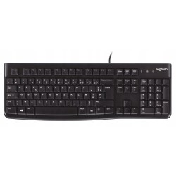Outlet Klawiatura membranowa Logitech K120 Corded Keyboard AZERTY czarna