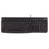 Outlet Klawiatura membranowa Logitech K120 Corded Keyboard AZERTY czarna