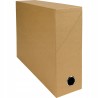 Outlet Pudło archiwizacyjne Exacompta 25,5 x 34 x 9 cm z pokrywą brązowe