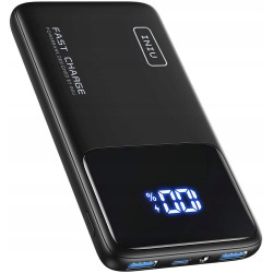 Outlet INIU Powerbank 10500 mAh czarny PD3.0 QC4+ szybkie ładowanie USB