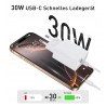 Outlet Ładowarka HOME 20W z kablem 1m USB-C, szybkie ładowanie, biała