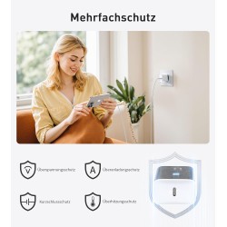 Outlet Ładowarka HOME 20W z kablem 1m USB-C, szybkie ładowanie, biała