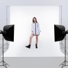 Outlet Tło fotograficzne JEBUTU 3x3m 1kg białe do produkcji wideo