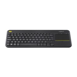 Outlet Logitech K400 Plus bezprzewodowa klawiatura układ AZERTY touchpad