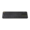Outlet Logitech K400 Plus bezprzewodowa klawiatura układ AZERTY touchpad