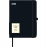 Outlet Kalendarz książkowy Neumann 2026 16x22 cm czarny z uchwytem na
