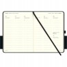 Outlet Kalendarz książkowy Neumann 2026 16x22 cm czarny z uchwytem na