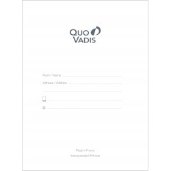Outlet Quo Vadis notatnik z zakładką 10x15 cm, 192 strony, czarny